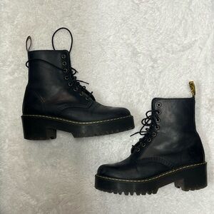 Doc Marten Boots with slight platform - Size 8 Women's